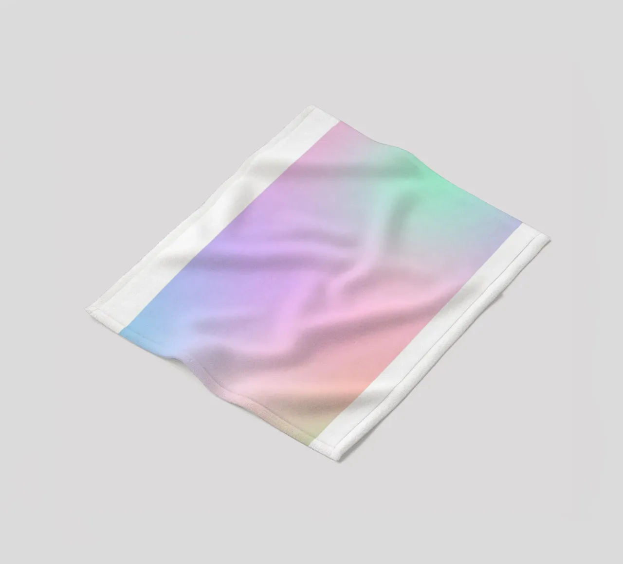 Angel No. 555 Divine Message Pastel Aura Gradient Art fleece blanket by homdeco