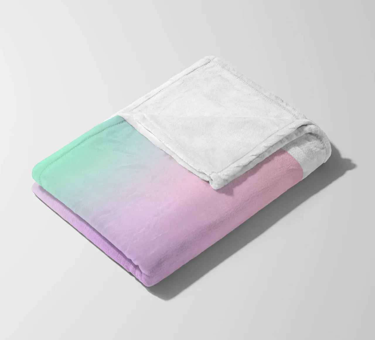 Angel No. 555 Divine Message Pastel Aura Gradient Art fleece blanket by homdeco
