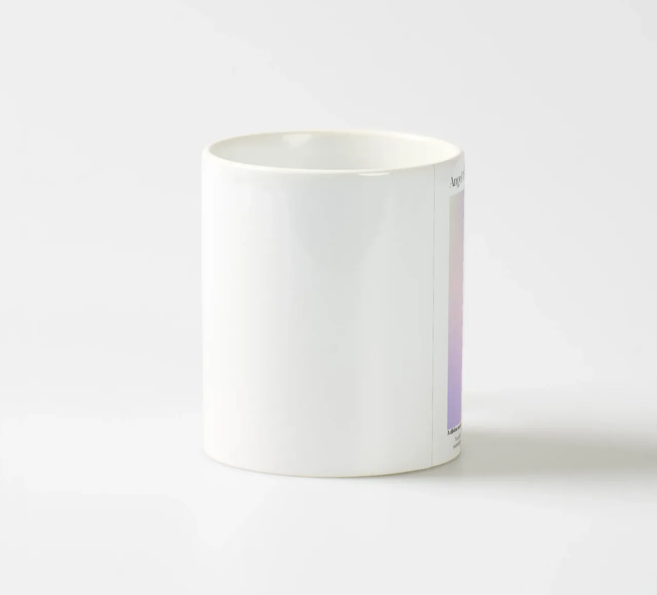Angelo n. 222 Messaggio divino Aura Gradient Art tazza in ceramica da homdeco