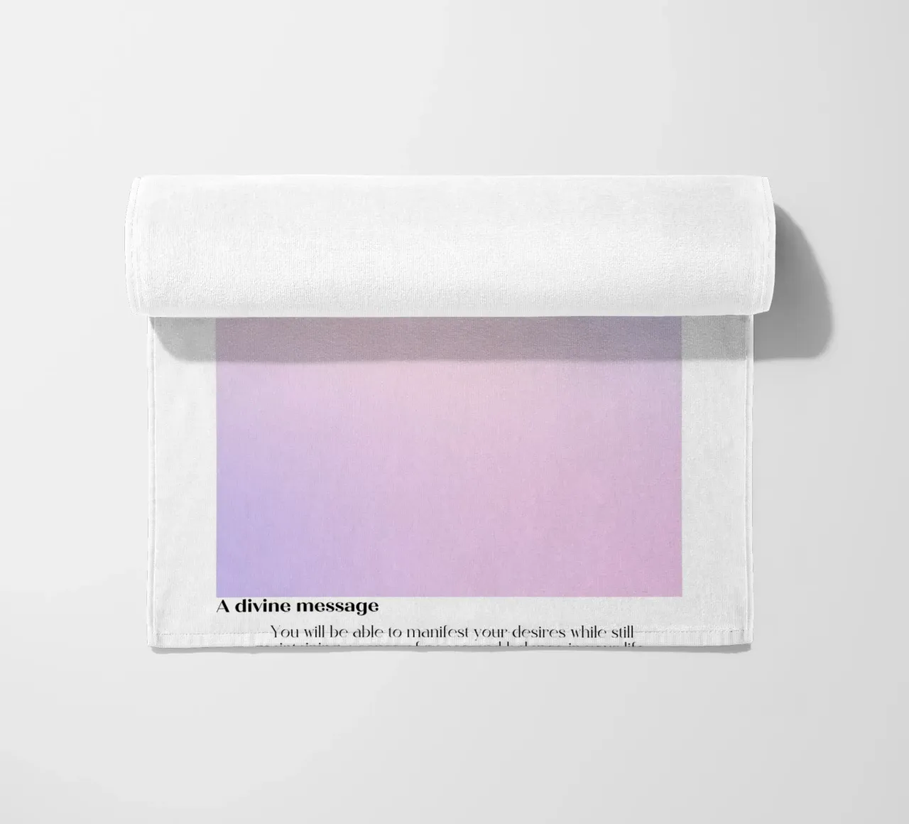 Angelo n. 222 Messaggio divino Aura Gradient Art telo mare da homdeco