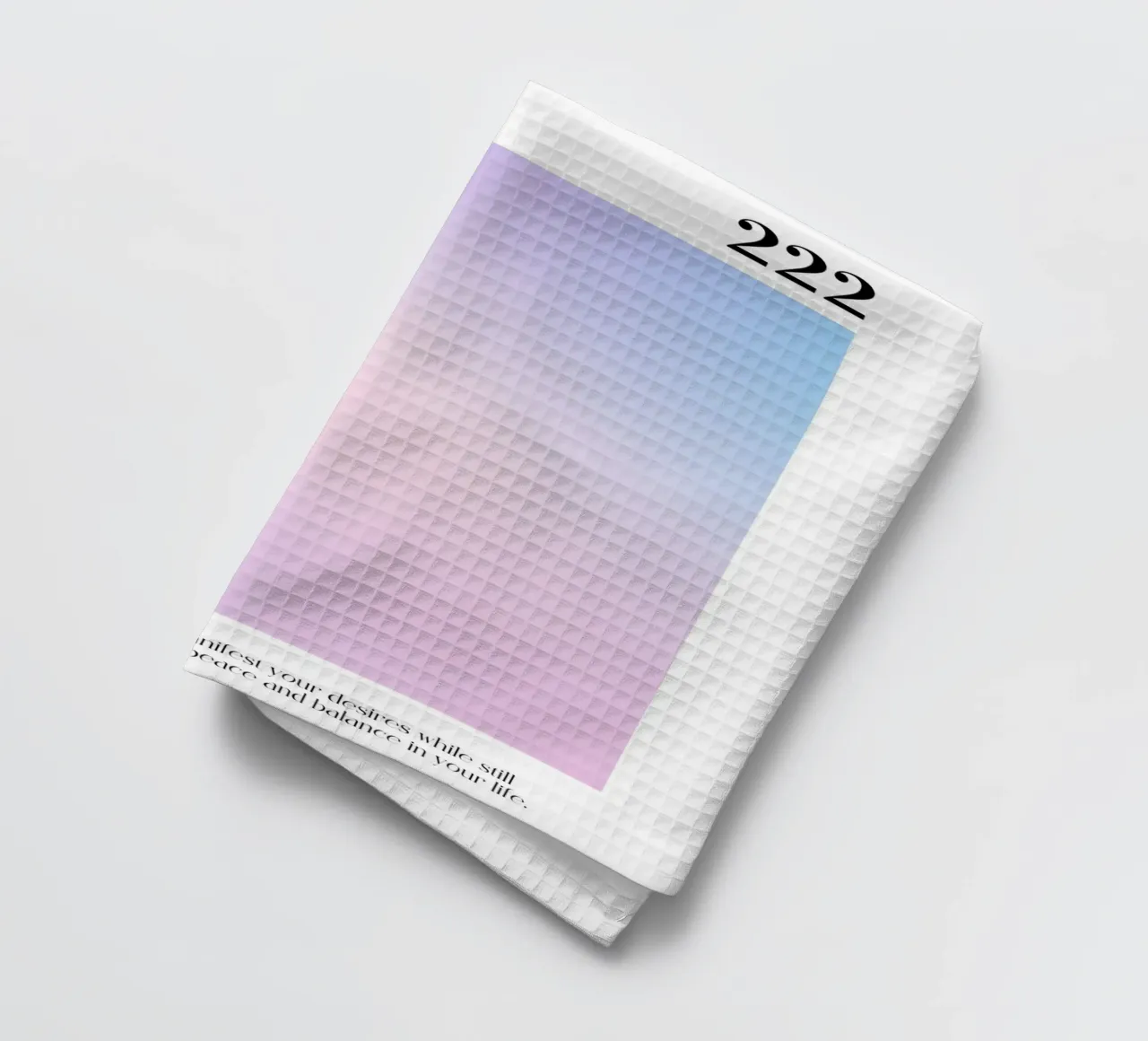 Angelo n. 222 Messaggio divino Aura Gradient Art canovaccio da cucina da homdeco