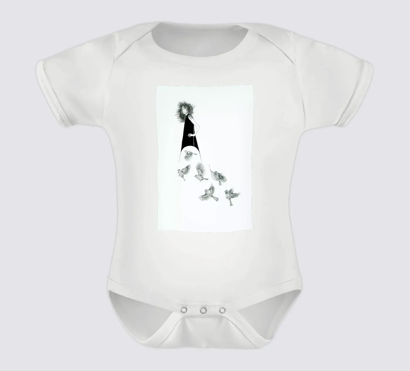 B2 Kurzarm Babybody von youdesignme
