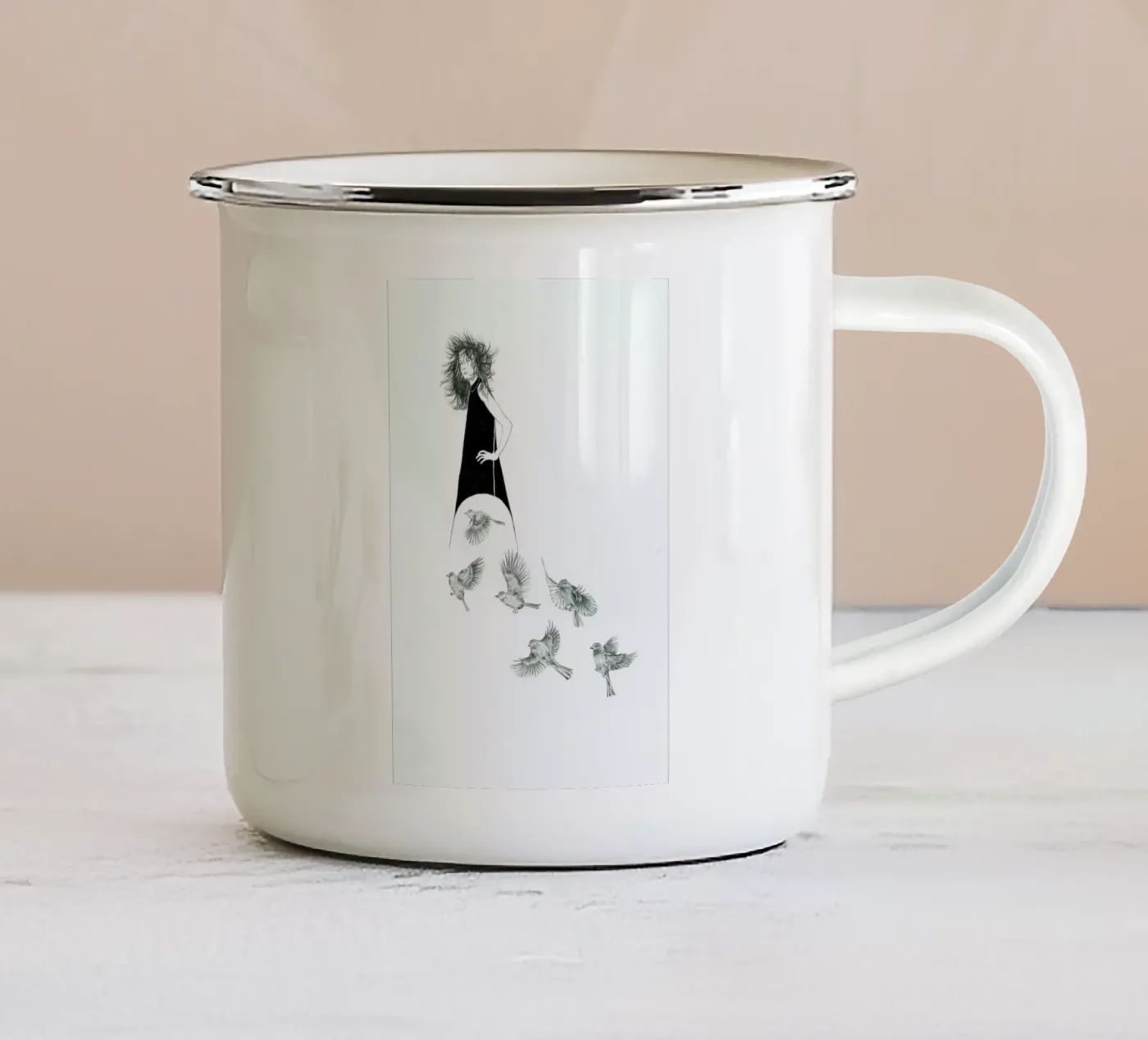 B2 enamel mug by youdesignme
