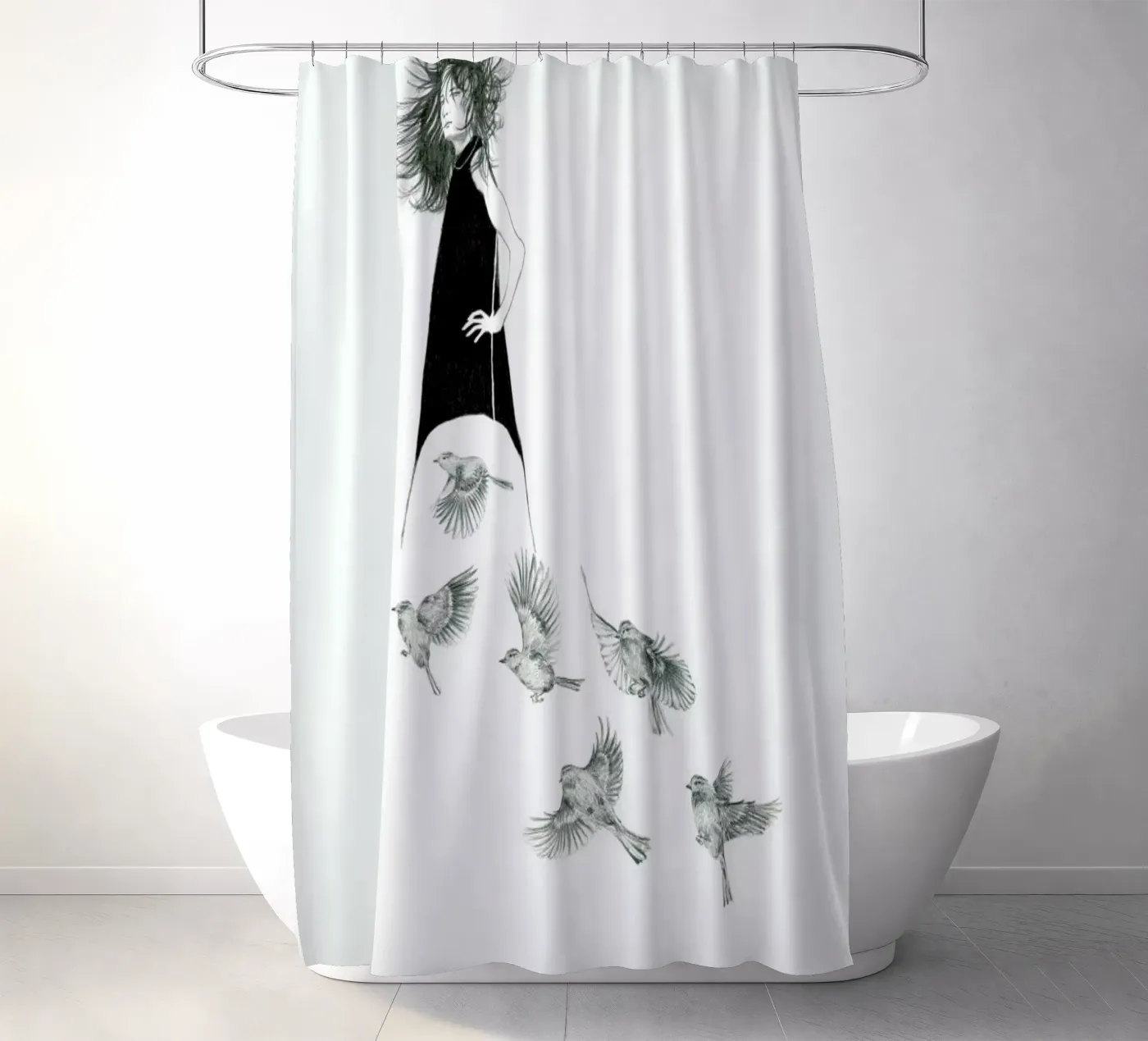 B2 douchegordijn van youdesignme