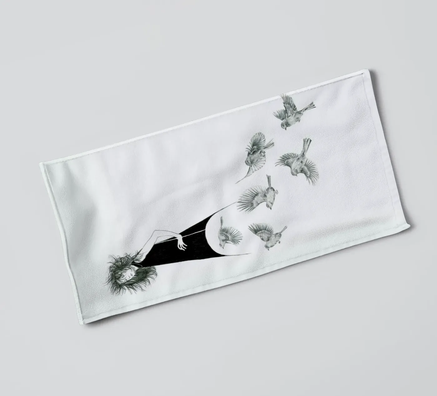 B2 badhanddoek van youdesignme