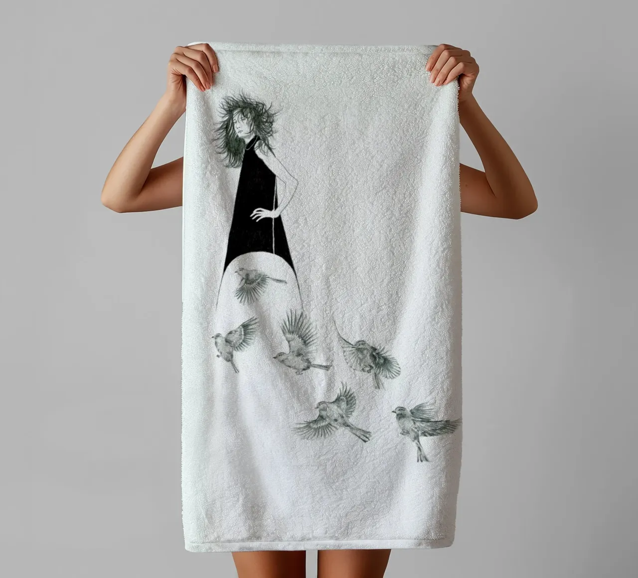 B2 badhanddoek van youdesignme