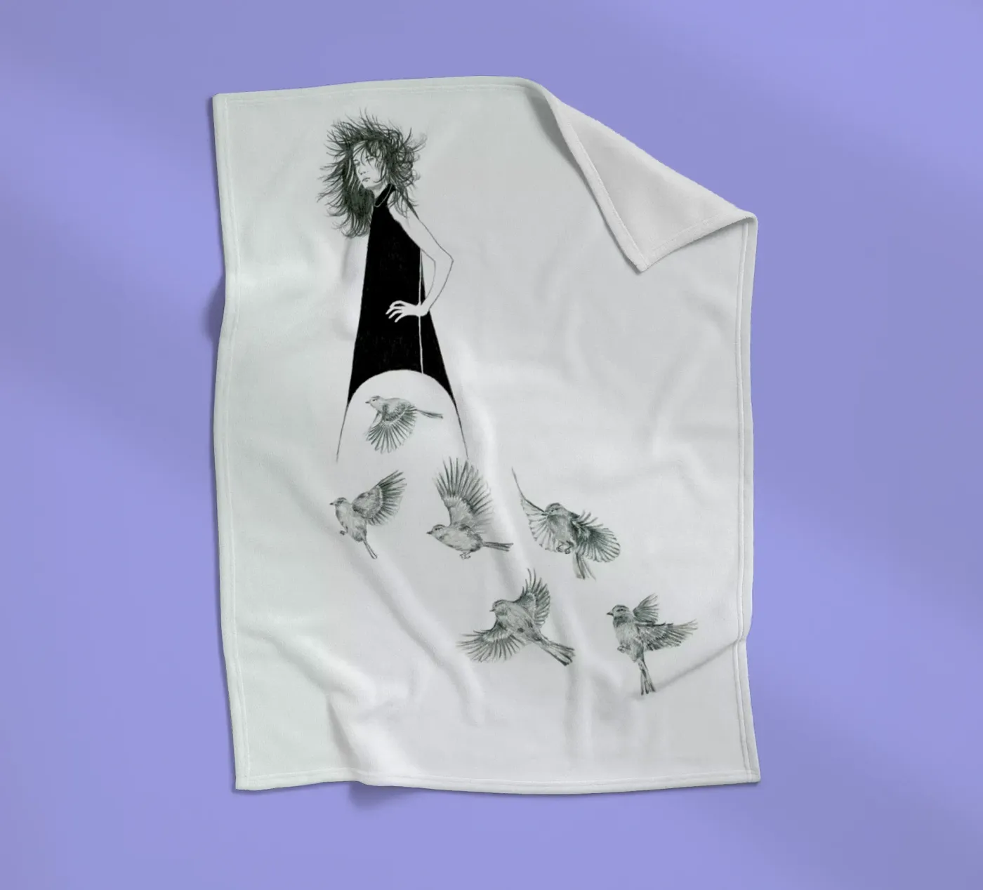 B2 fleece blanket by youdesignme