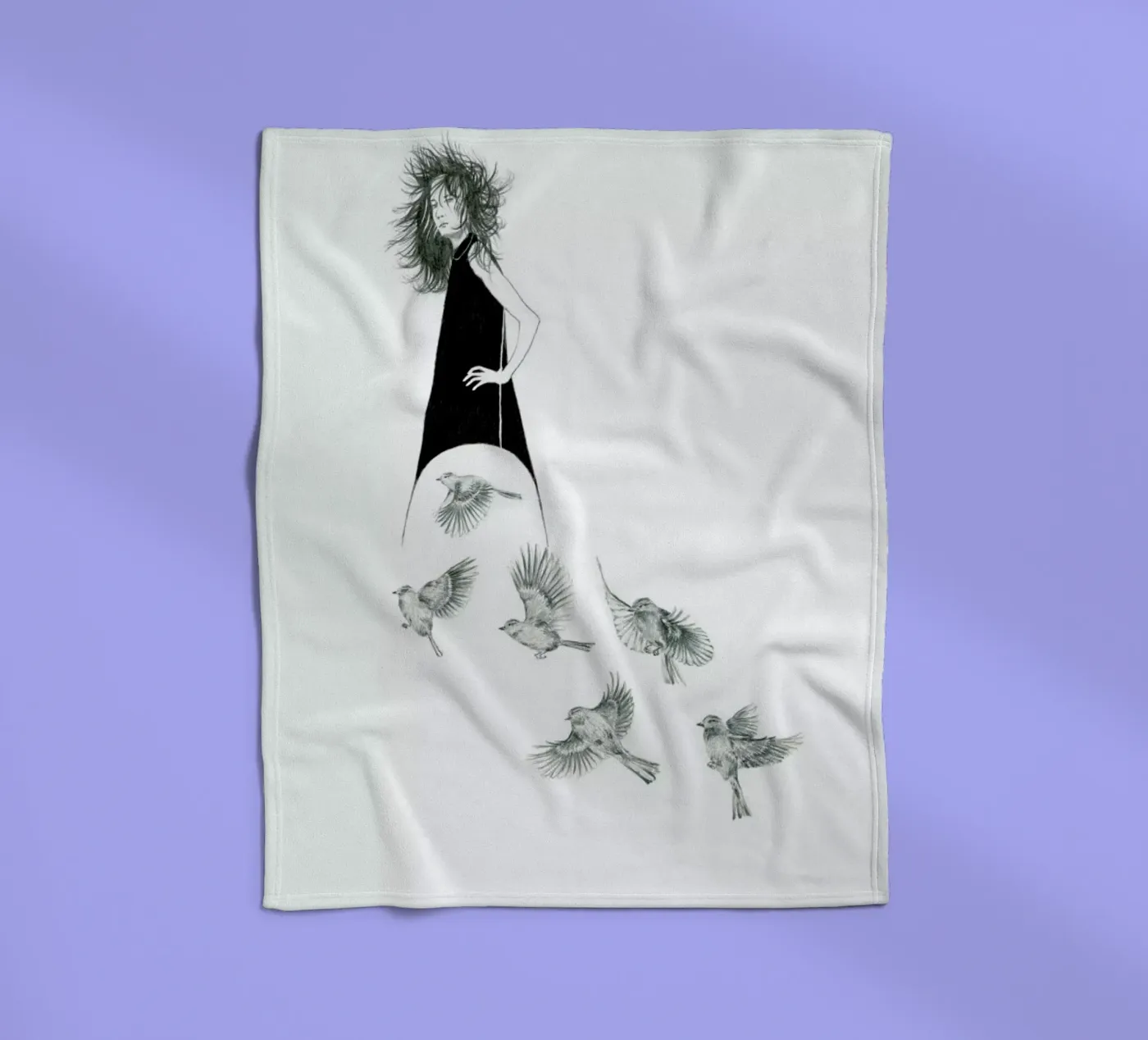 B2 fleece blanket by youdesignme