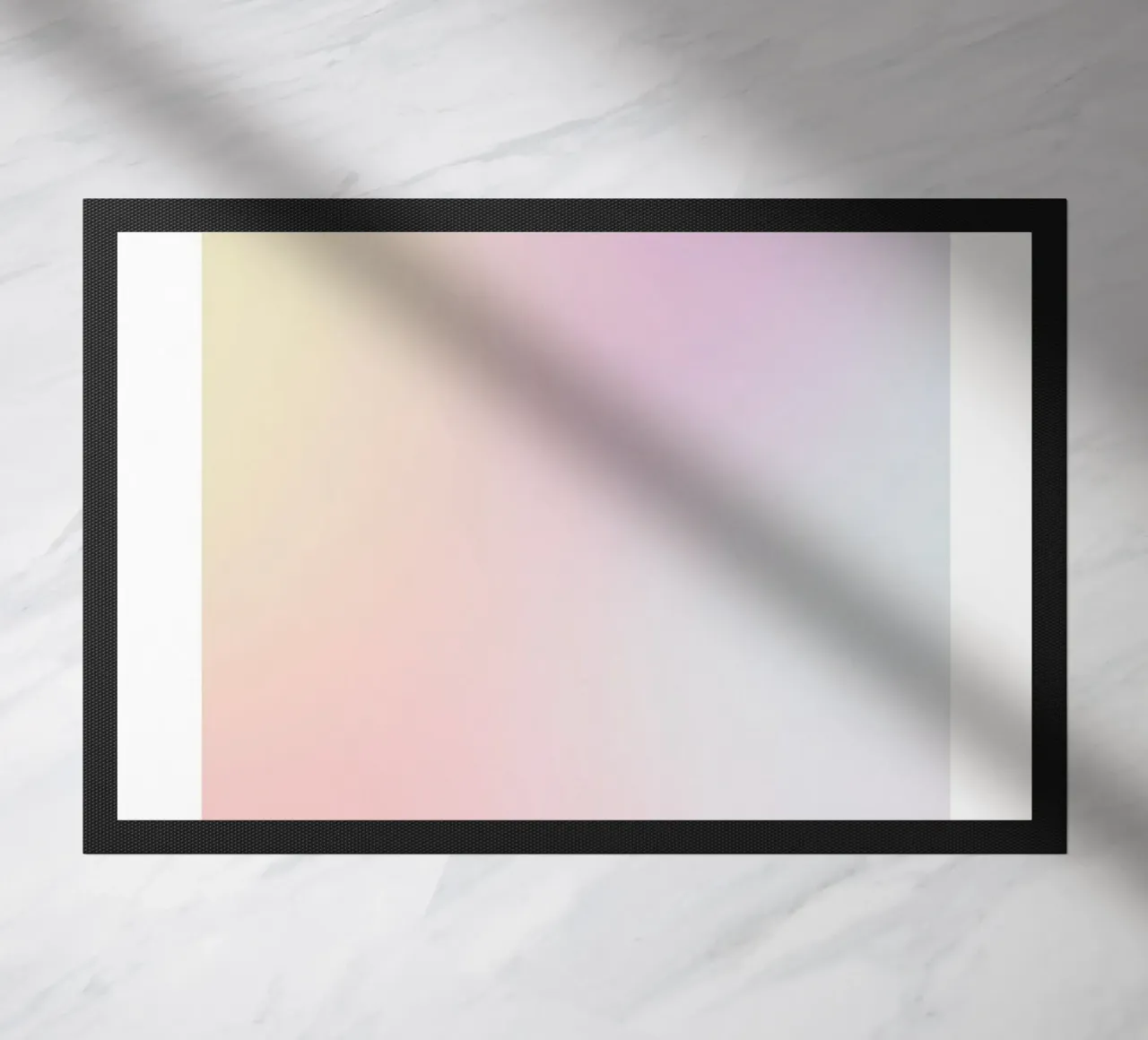 "Overvloed" Pastelverloop Aura Art Print 2023 deurmat van homdeco