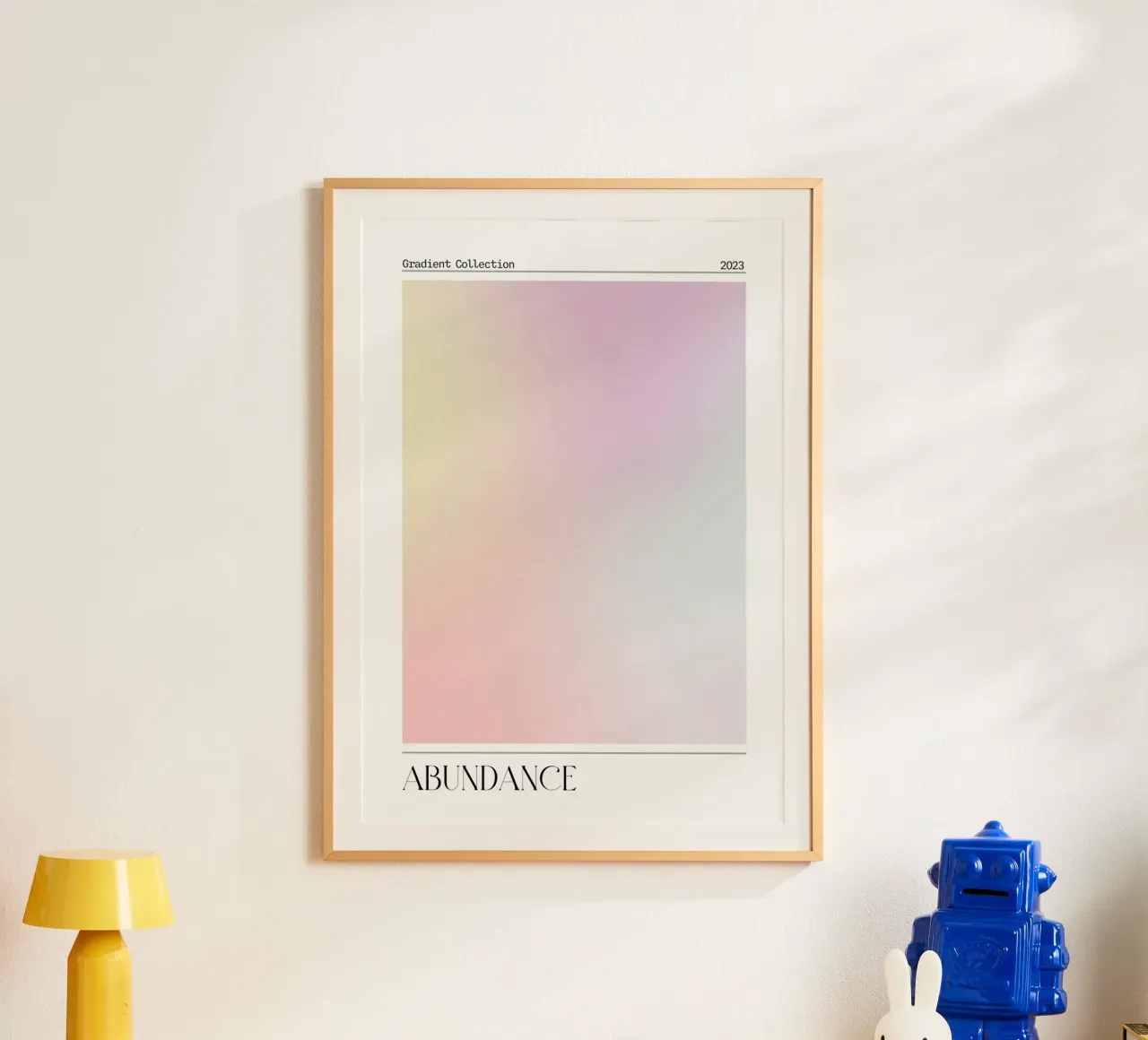 "Overvloed" Pastelverloop Aura Art Print 2023 hahnemühle van homdeco