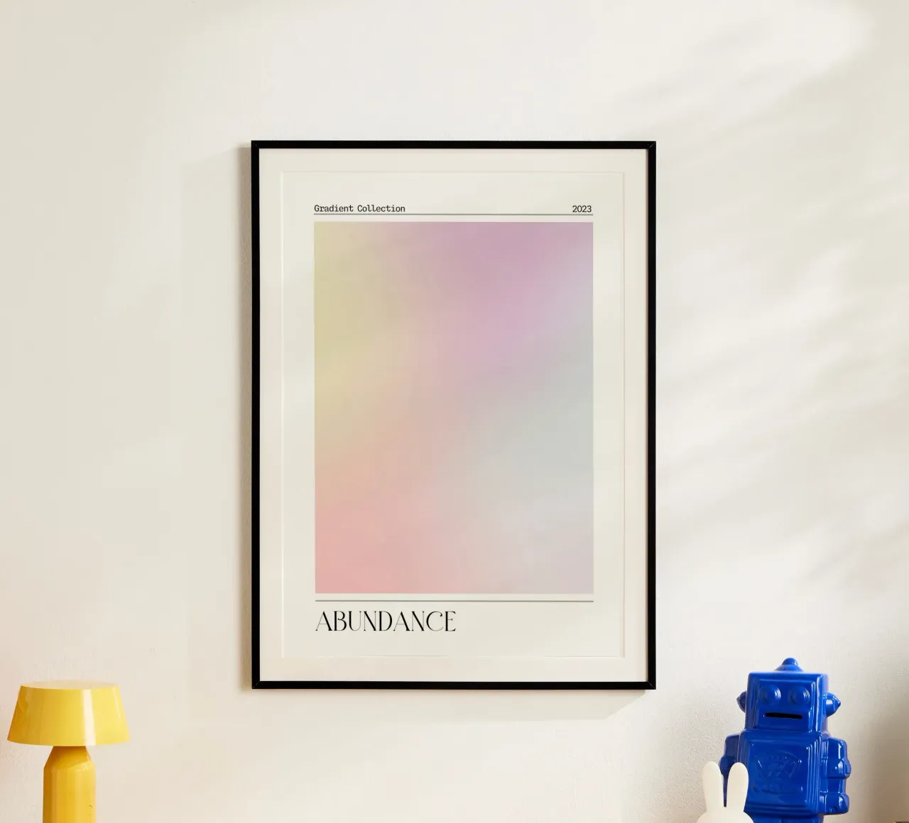 "Overvloed" Pastelverloop Aura Art Print 2023 hahnemühle van homdeco