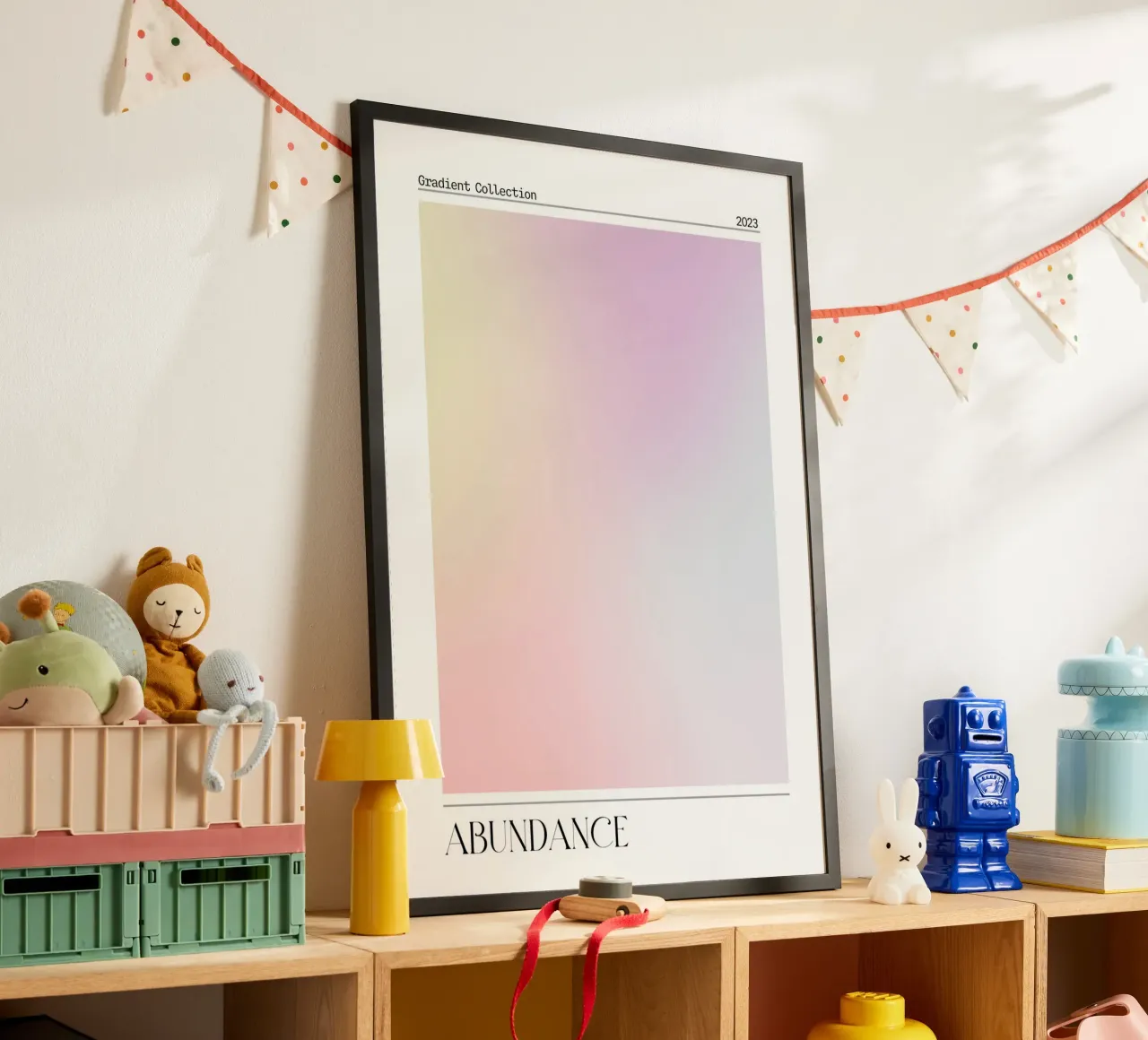 "Overvloed" Pastelverloop Aura Art Print 2023 hahnemühle van homdeco