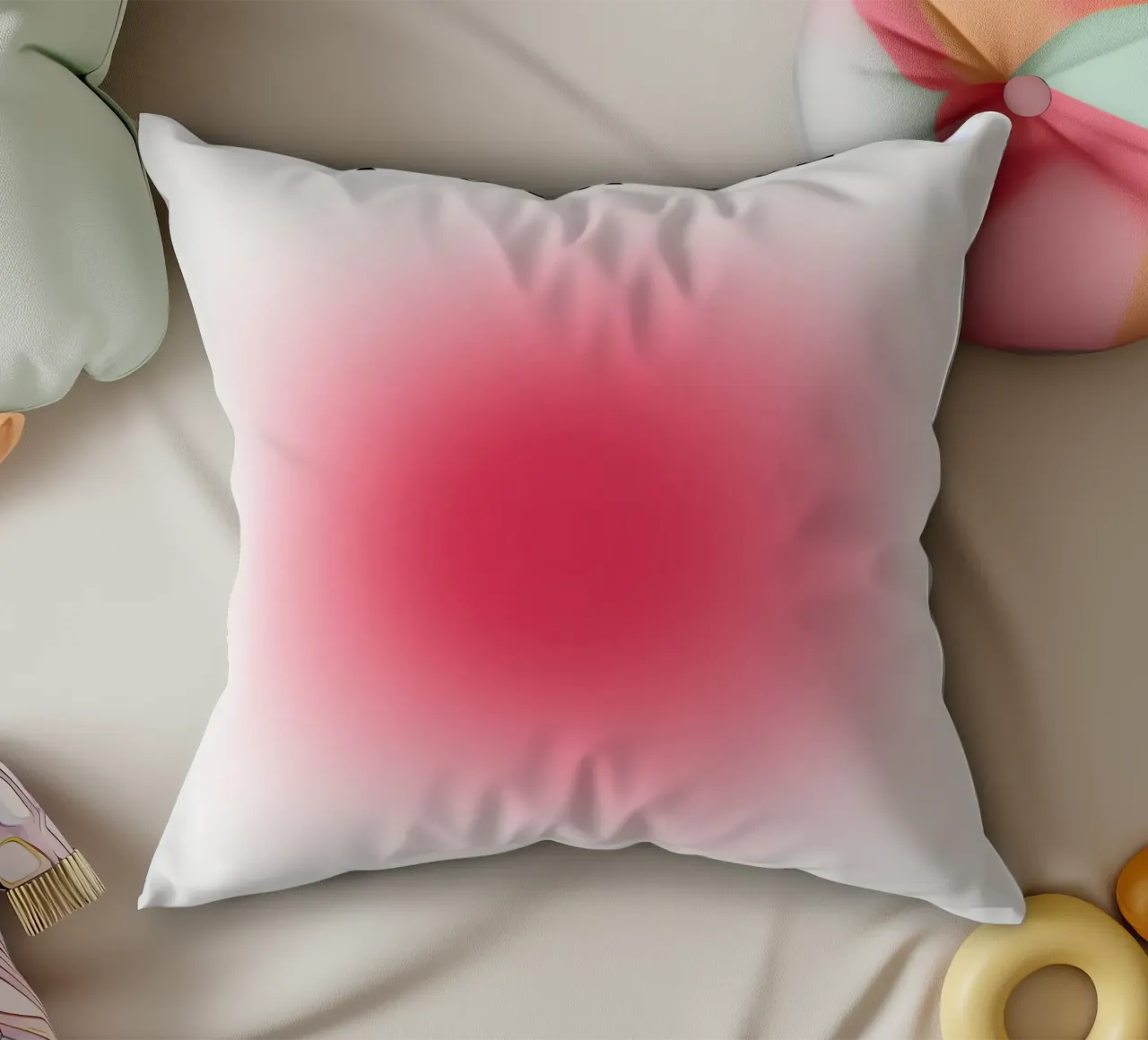 Poster artistico "PURPOSE" Live with Purpose Aura Fuchsia cuscino da homdeco