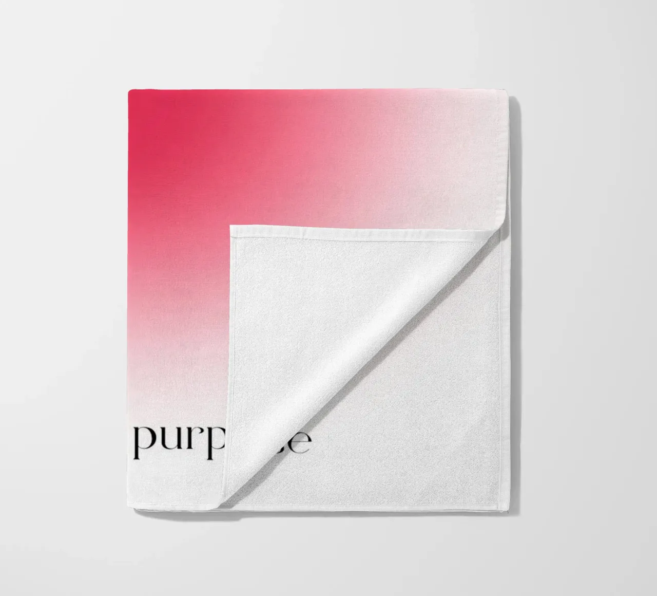 Poster artistico "PURPOSE" Live with Purpose Aura Fuchsia telo mare da homdeco