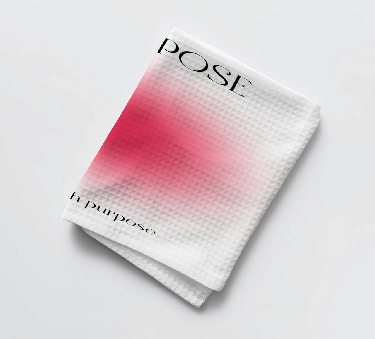 Poster artistico "PURPOSE" Live with Purpose Aura Fuchsia canovaccio da cucina da homdeco