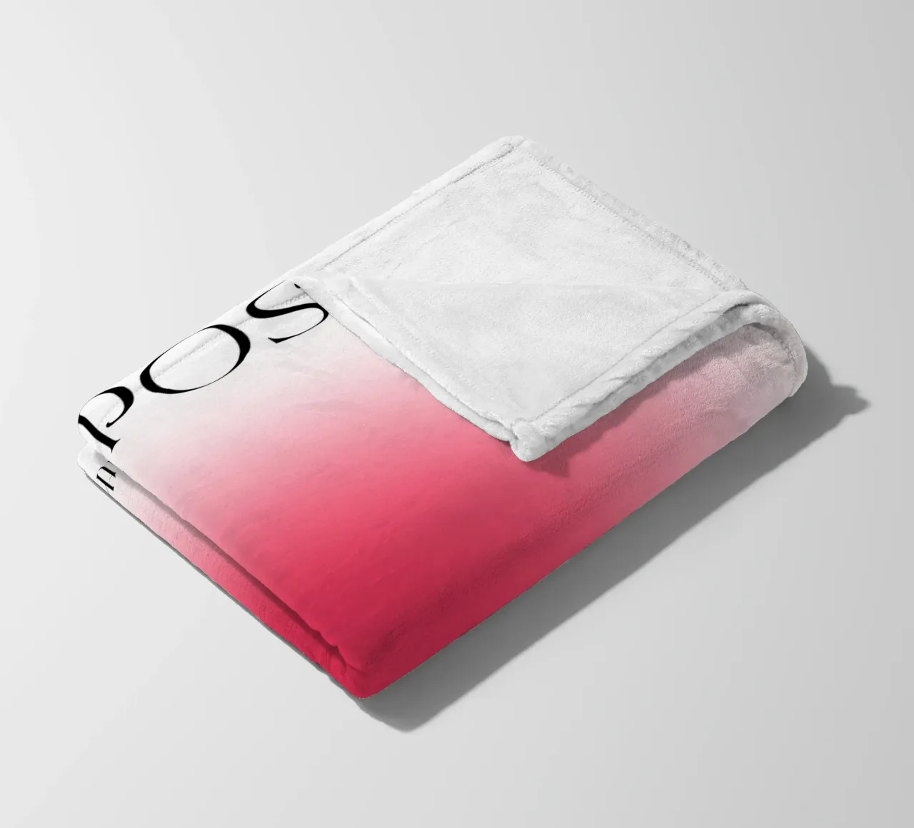 Poster artistico "PURPOSE" Live with Purpose Aura Fuchsia coperta in pile da homdeco