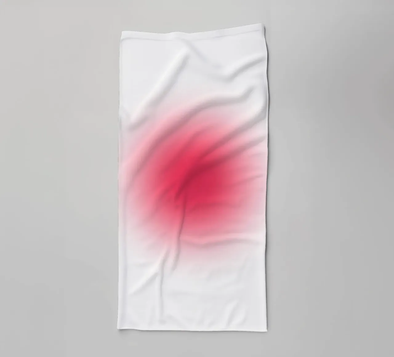 Vibrierende Fuchsia Rosa Aura Gradient Abstrakte Kunst drucken Handtuch von homdeco