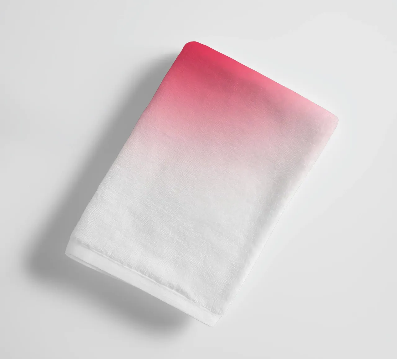 Levendige Fuchsia Roze Aura Verloop Abstracte Kunstdruk badhanddoek van homdeco