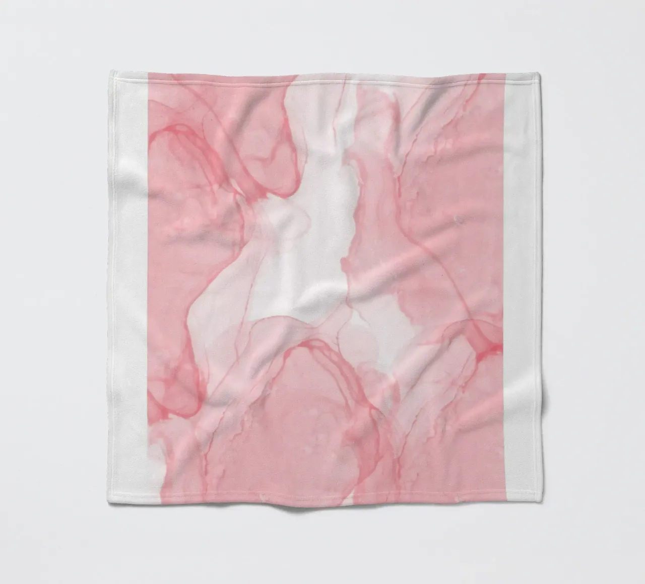 "Gratitude" Pink Marble Abstract Gradient Collection 2023 fleece blanket by homdeco