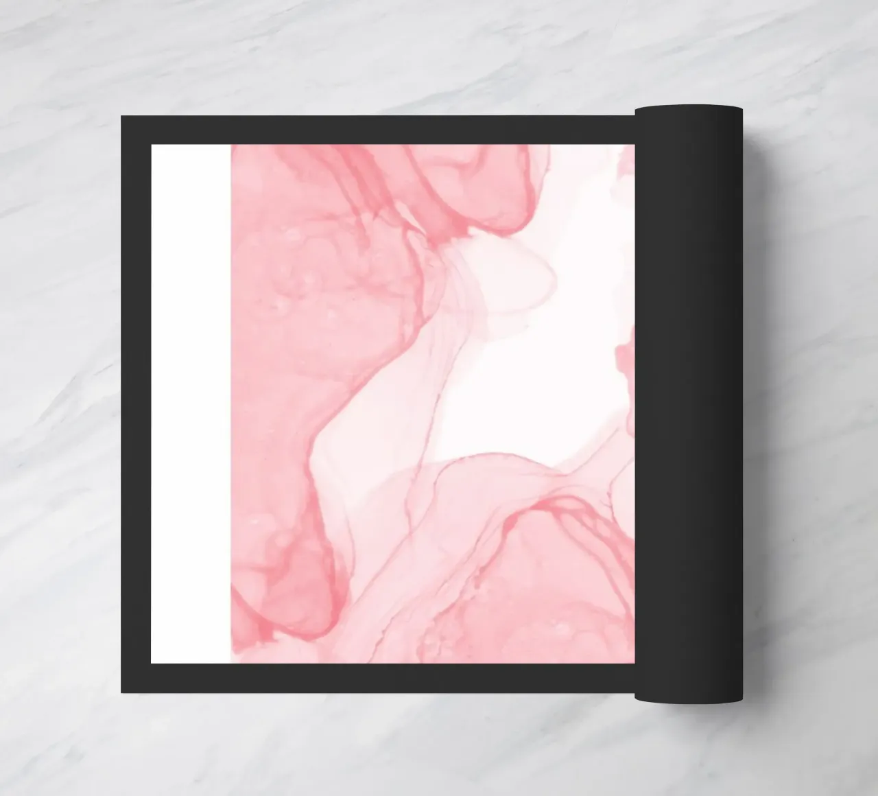 "Gratitude" Rose Marble Abstract Gradient Collection 2023 paillasson de homdeco