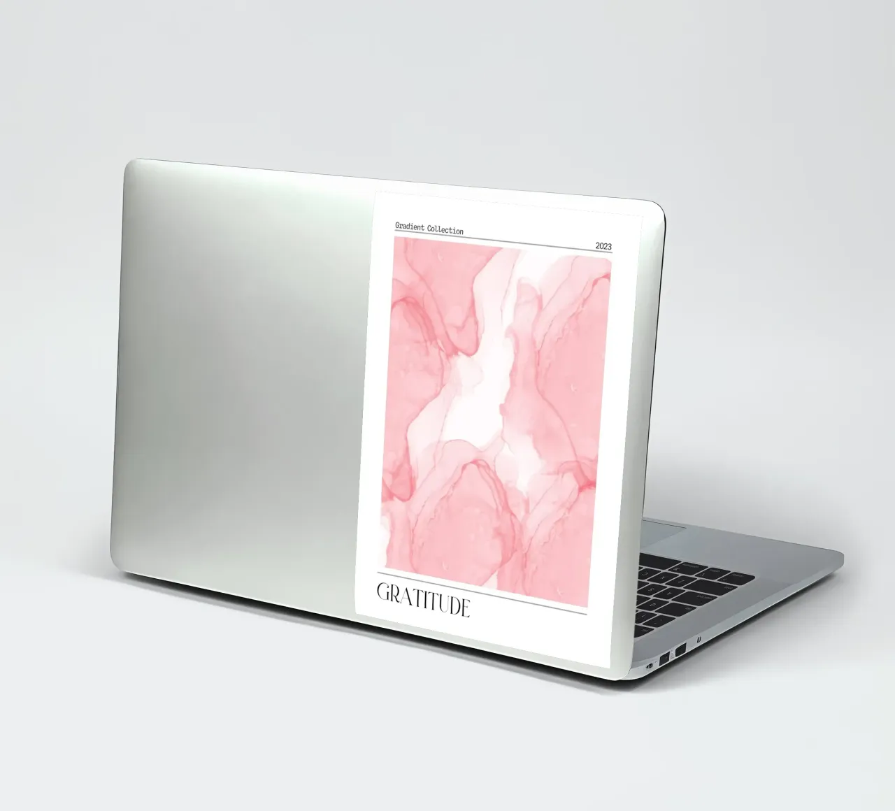 "Gratitude" Rose Marble Abstract Gradient Collection 2023 autocollant de homdeco
