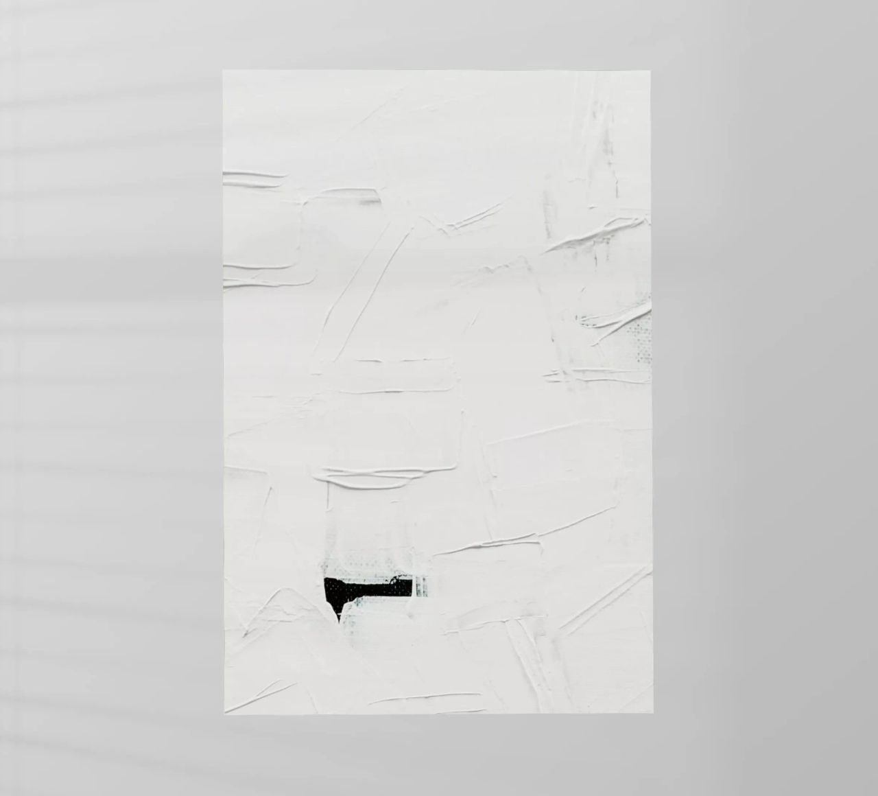 Minimal White Abstract pellicola backlit da Ingrid Beddoes
