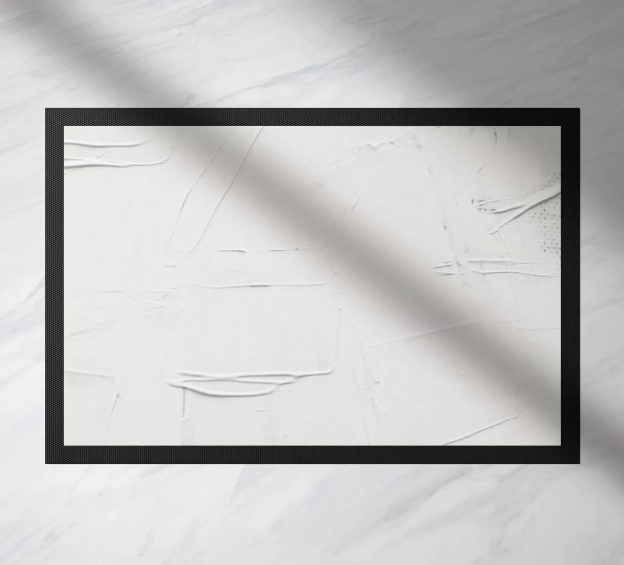 Minimal White Abstract zerbino da Ingrid Beddoes