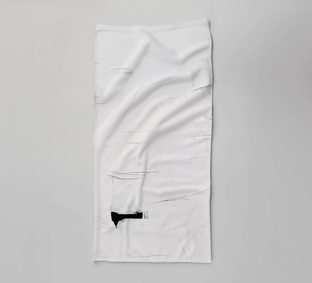 Minimal White Abstract asciugamano da bagno da Ingrid Beddoes