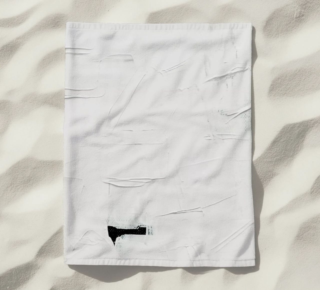 Minimal White Abstract telo mare da Ingrid Beddoes