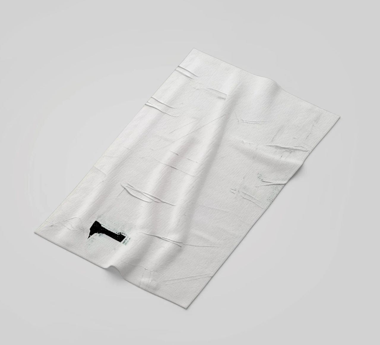 Minimal White Abstract telo mare da Ingrid Beddoes
