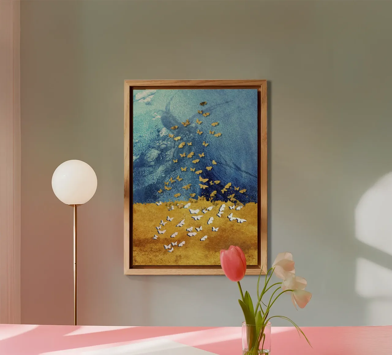 abstract butterfly alluminio dibond da vintageshop