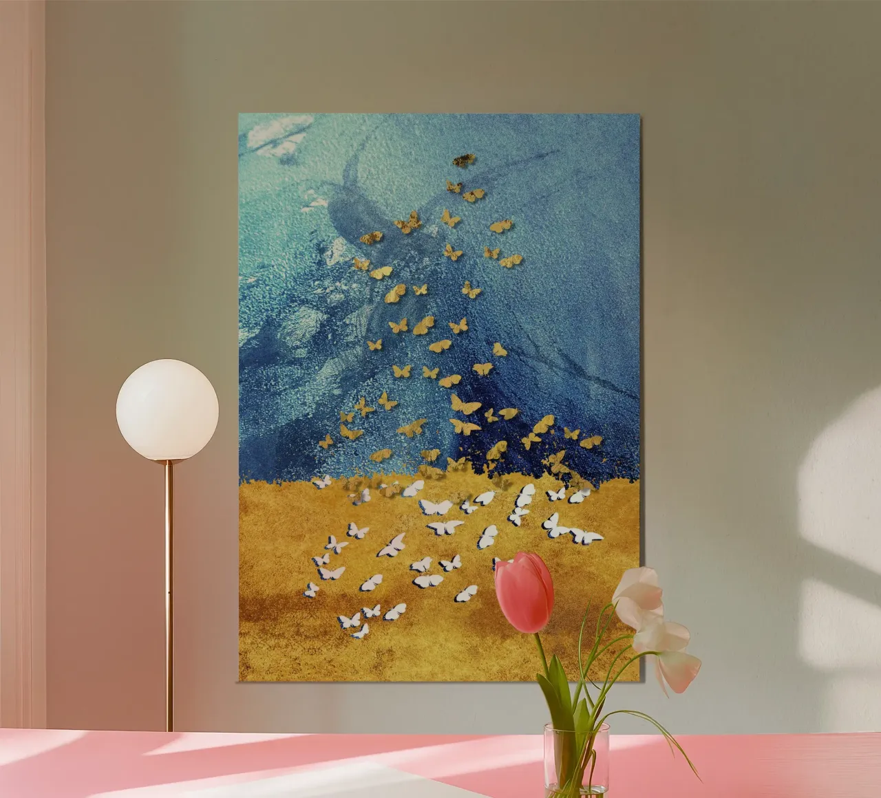 abstract butterfly poster da vintageshop