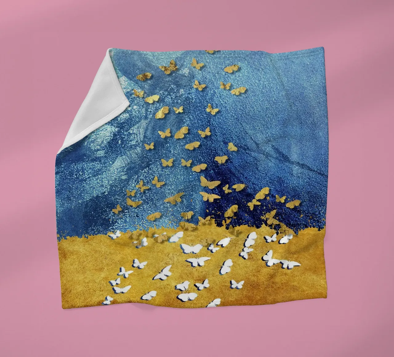 abstract butterfly coperta in pile da vintageshop