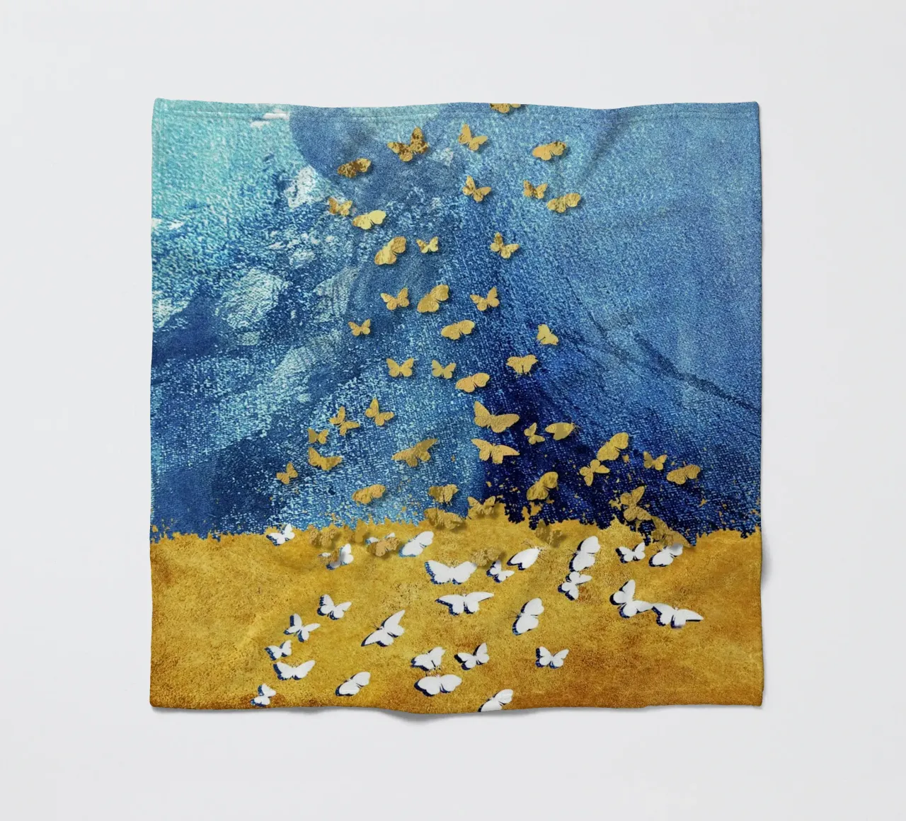 abstract butterfly coperta in pile da vintageshop