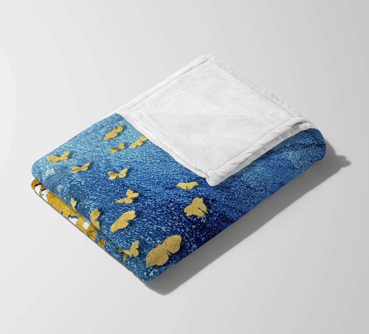 abstract butterfly coperta in pile da vintageshop