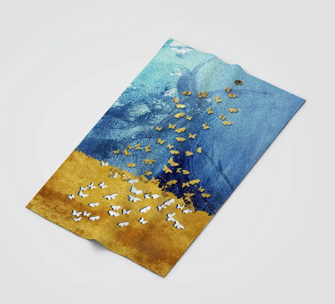 abstract butterfly coperta in pile da vintageshop