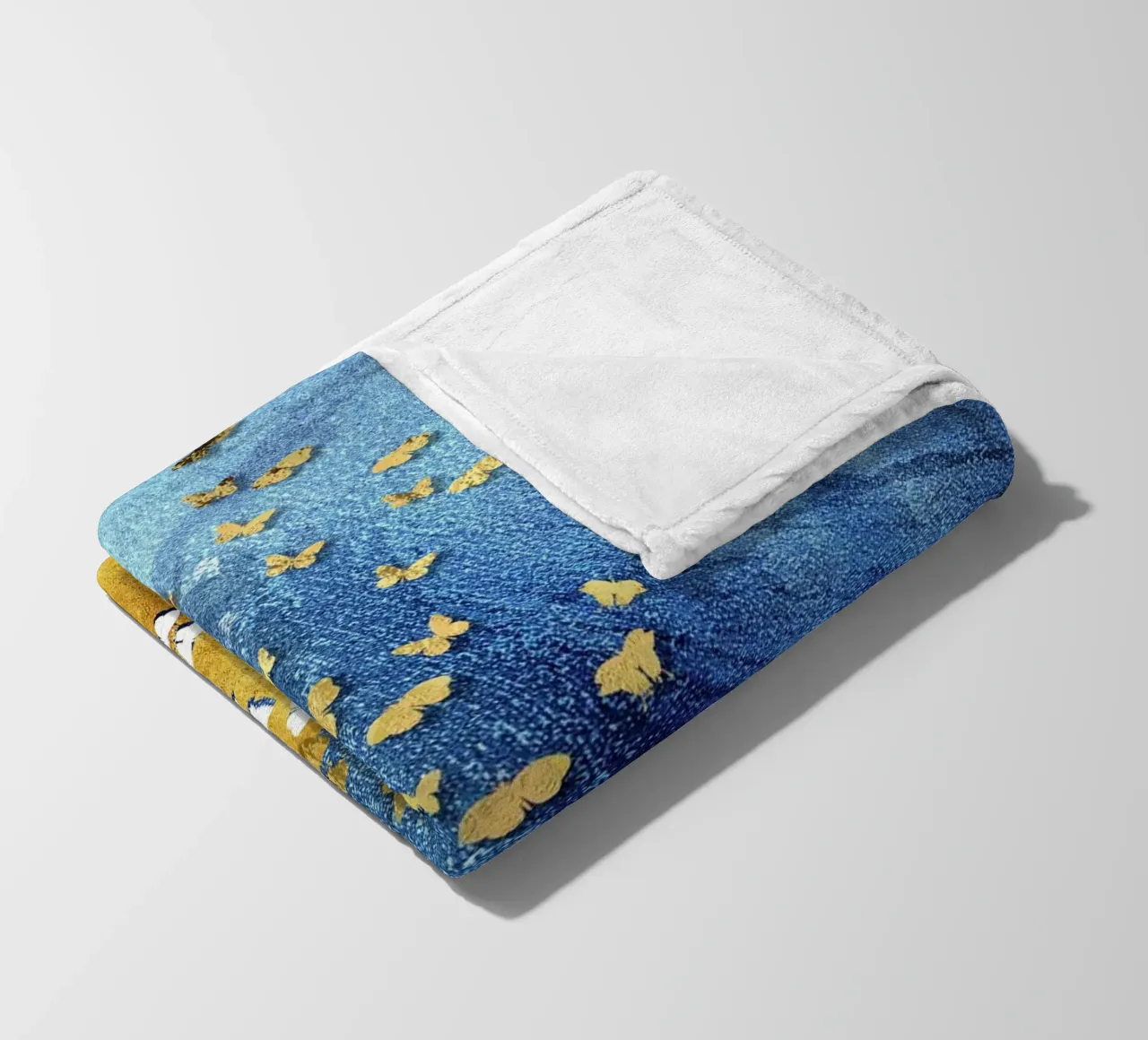abstract butterfly coperta in pile da vintageshop