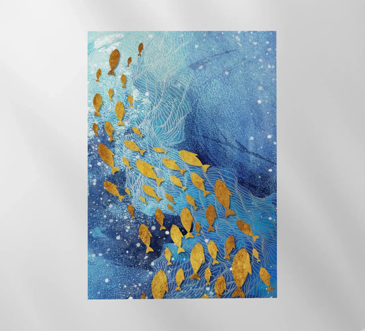 abstract fish pellicola backlit da vintageshop