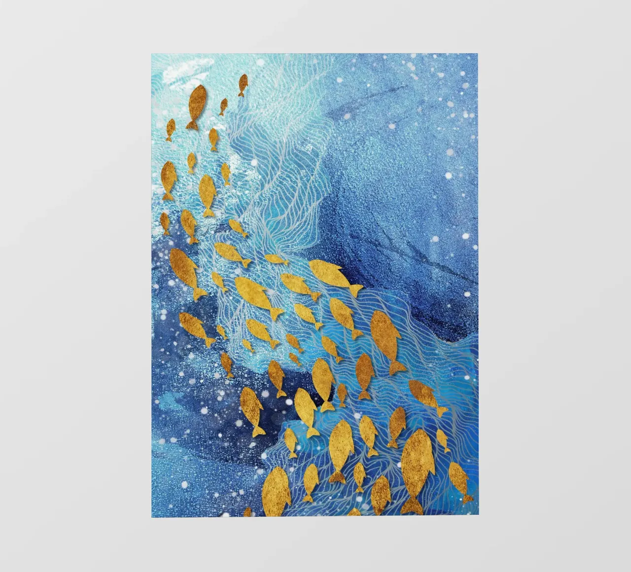 abstract fish pellicola backlit da vintageshop