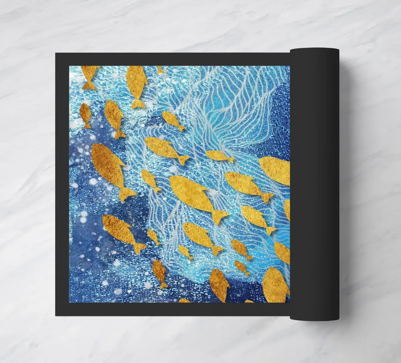 abstract fish zerbino da vintageshop