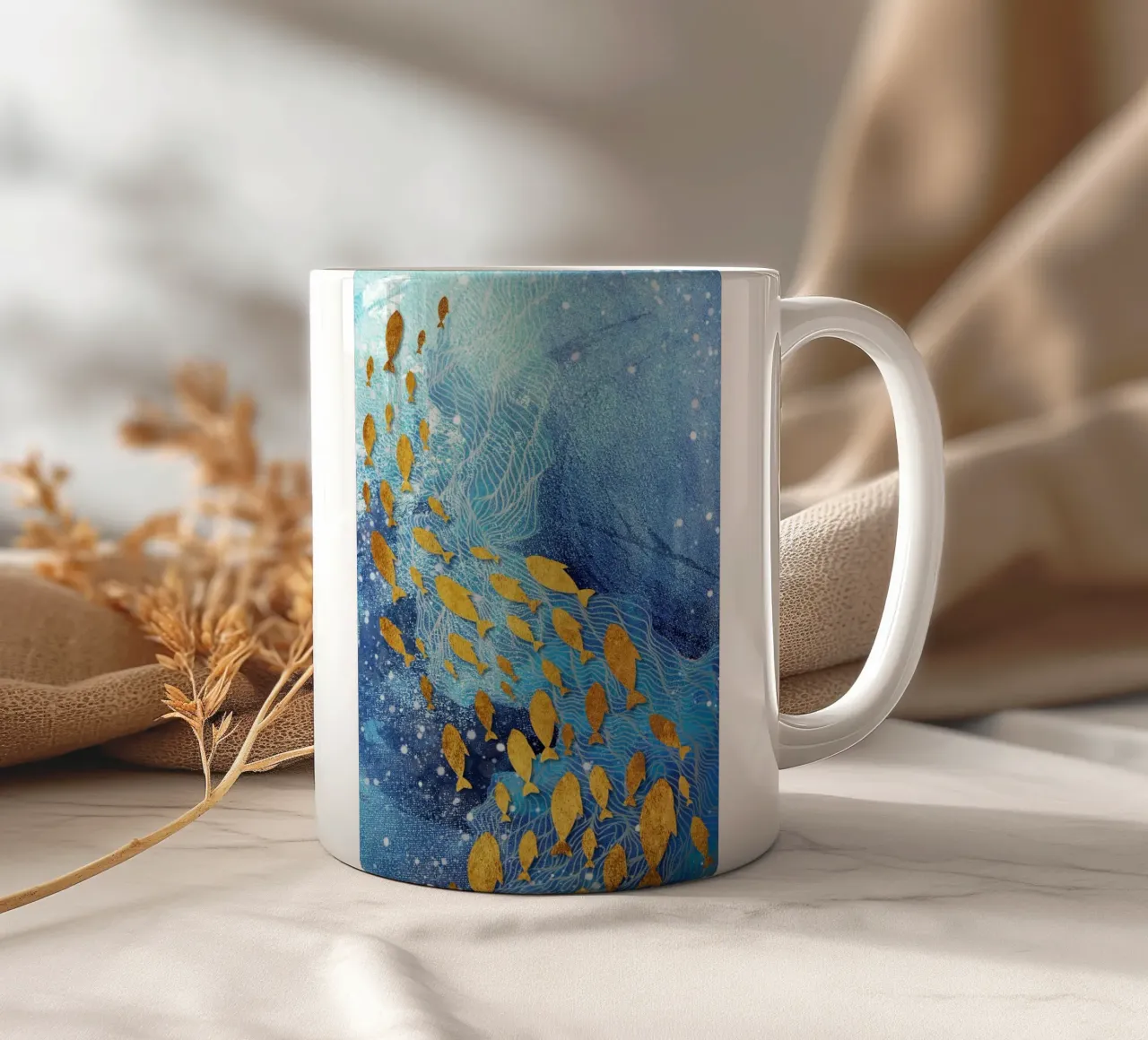 abstract fish tazza in ceramica da vintageshop
