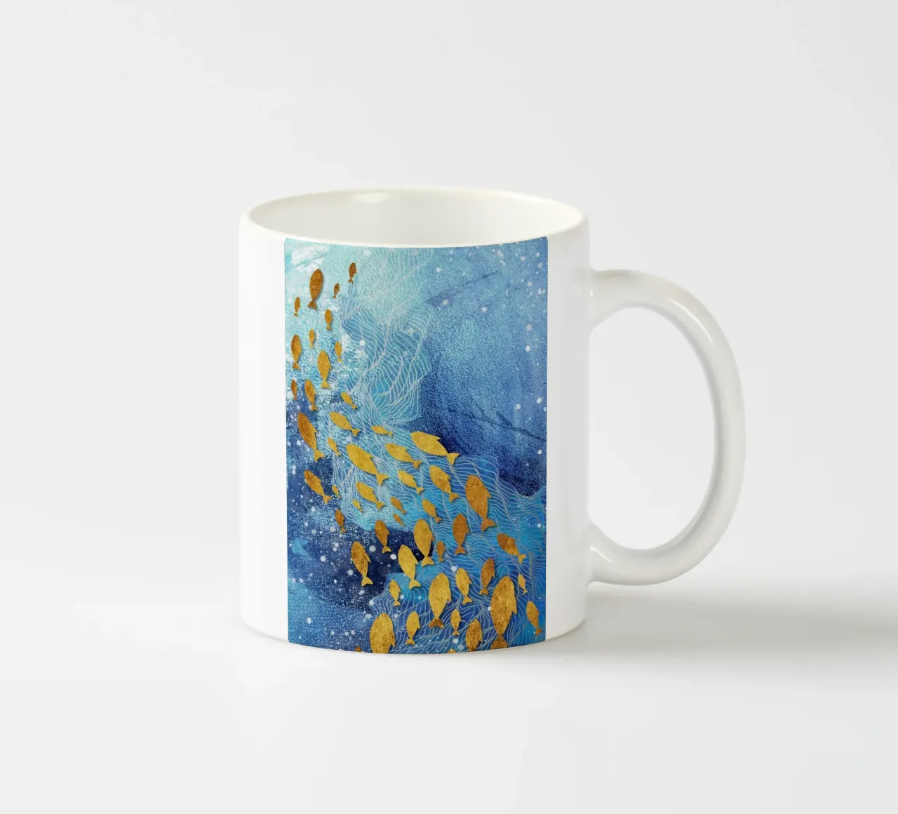 abstract fish tazza in ceramica da vintageshop