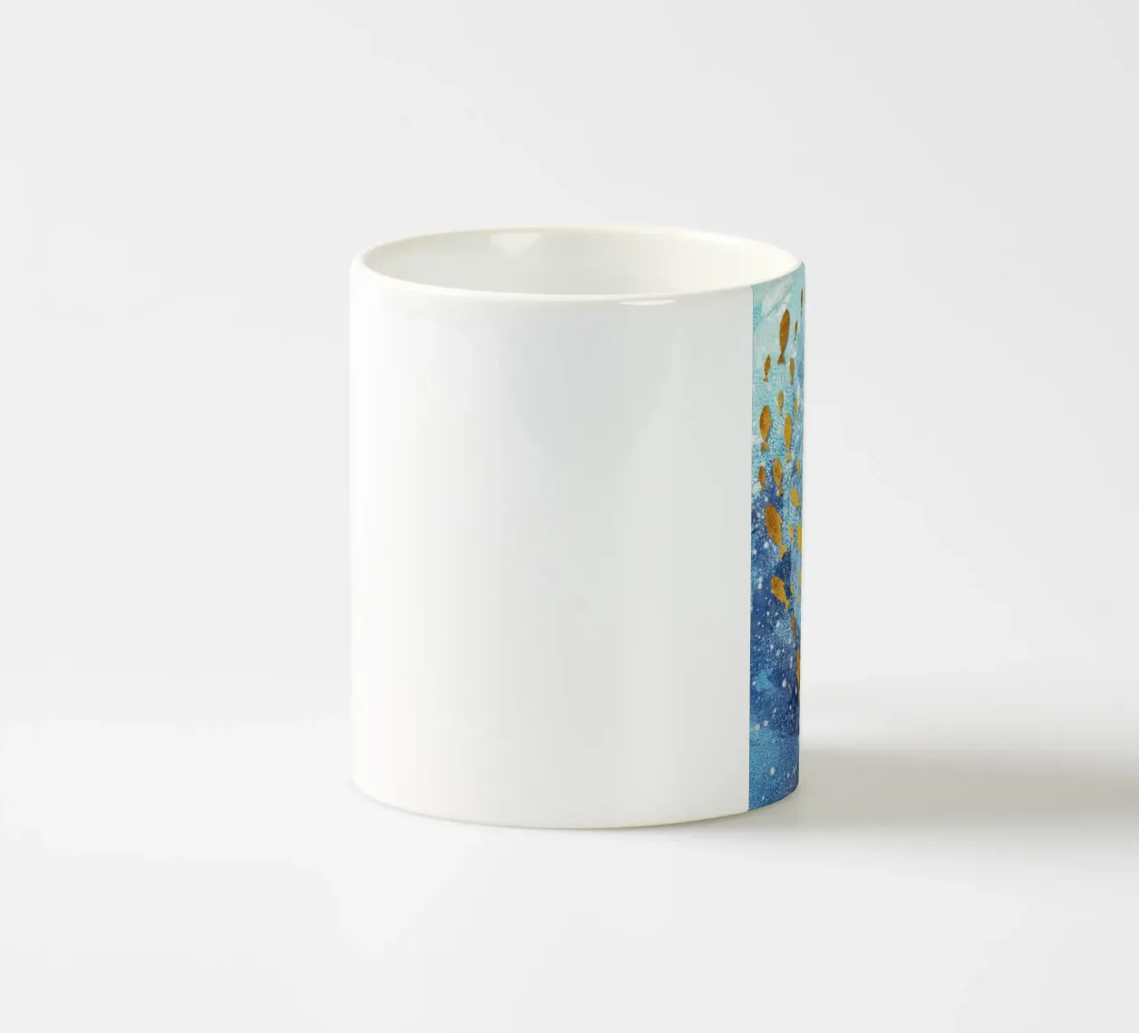 abstract fish tazza in ceramica da vintageshop