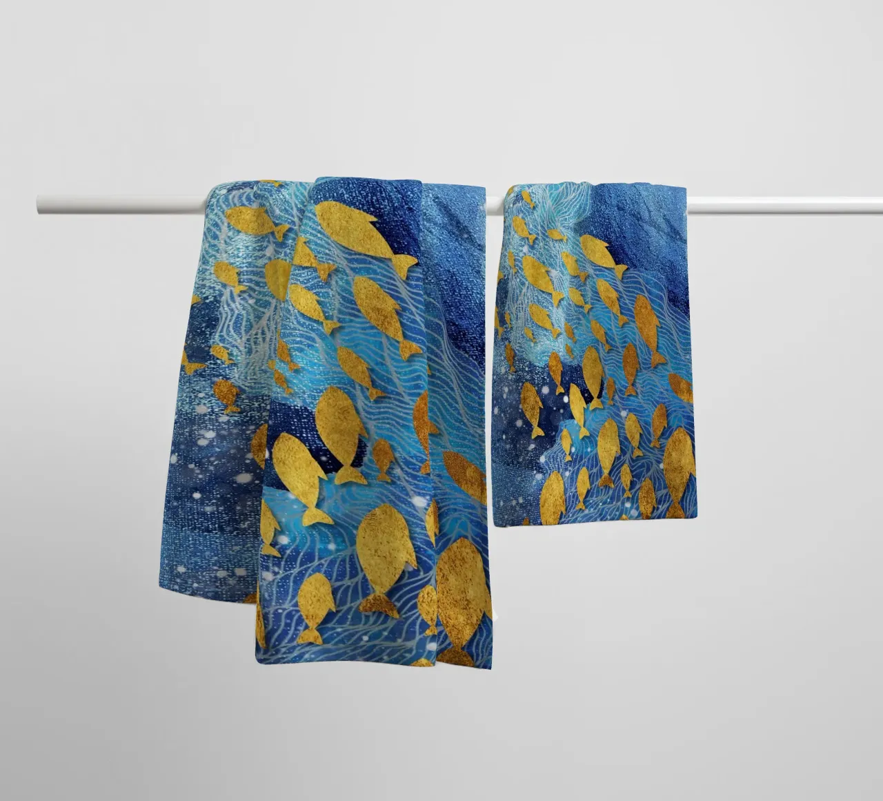 abstract fish asciugamano da bagno da vintageshop