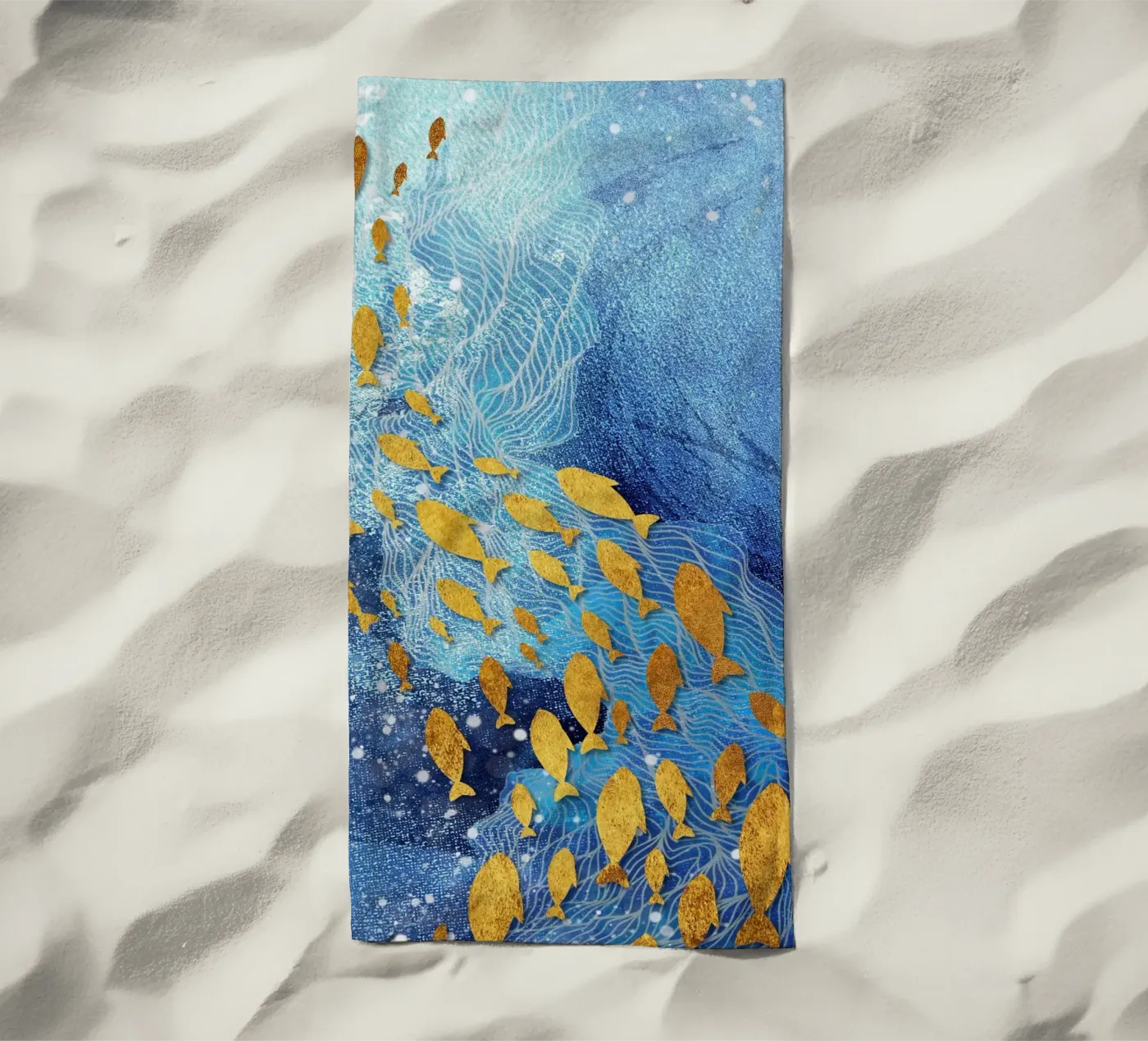 abstract fish telo mare da vintageshop