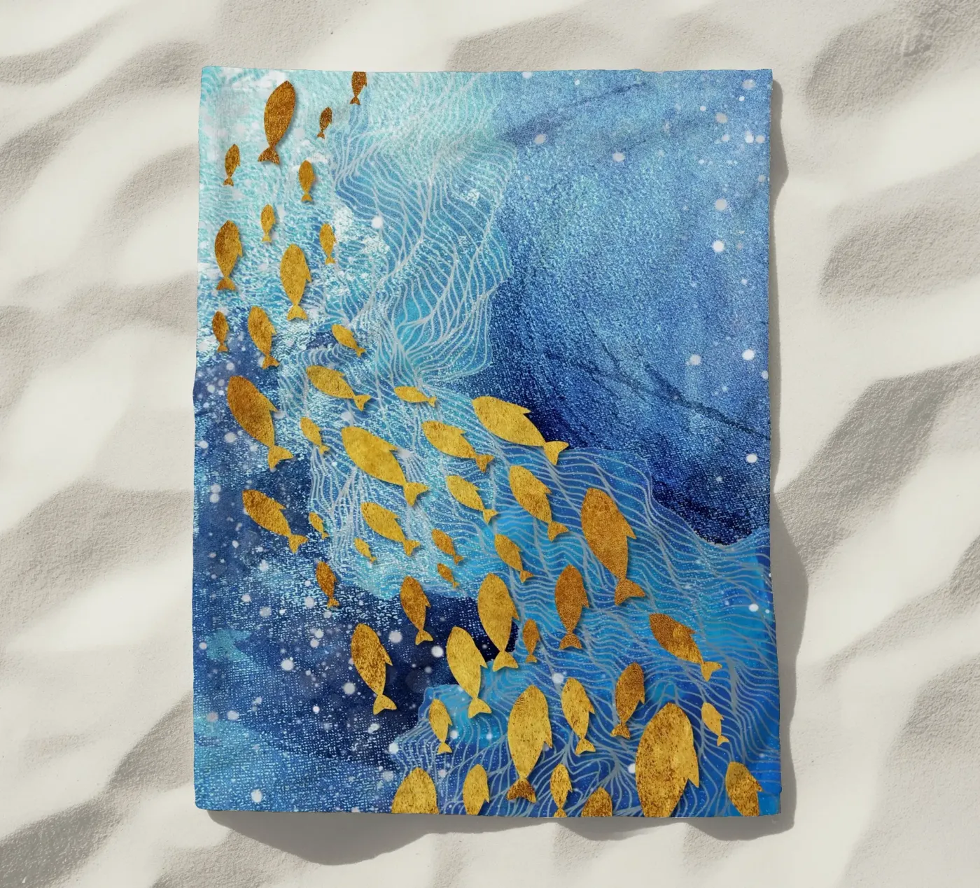 abstract fish telo mare da vintageshop