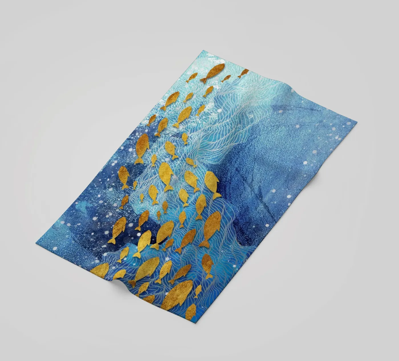 abstract fish telo mare da vintageshop