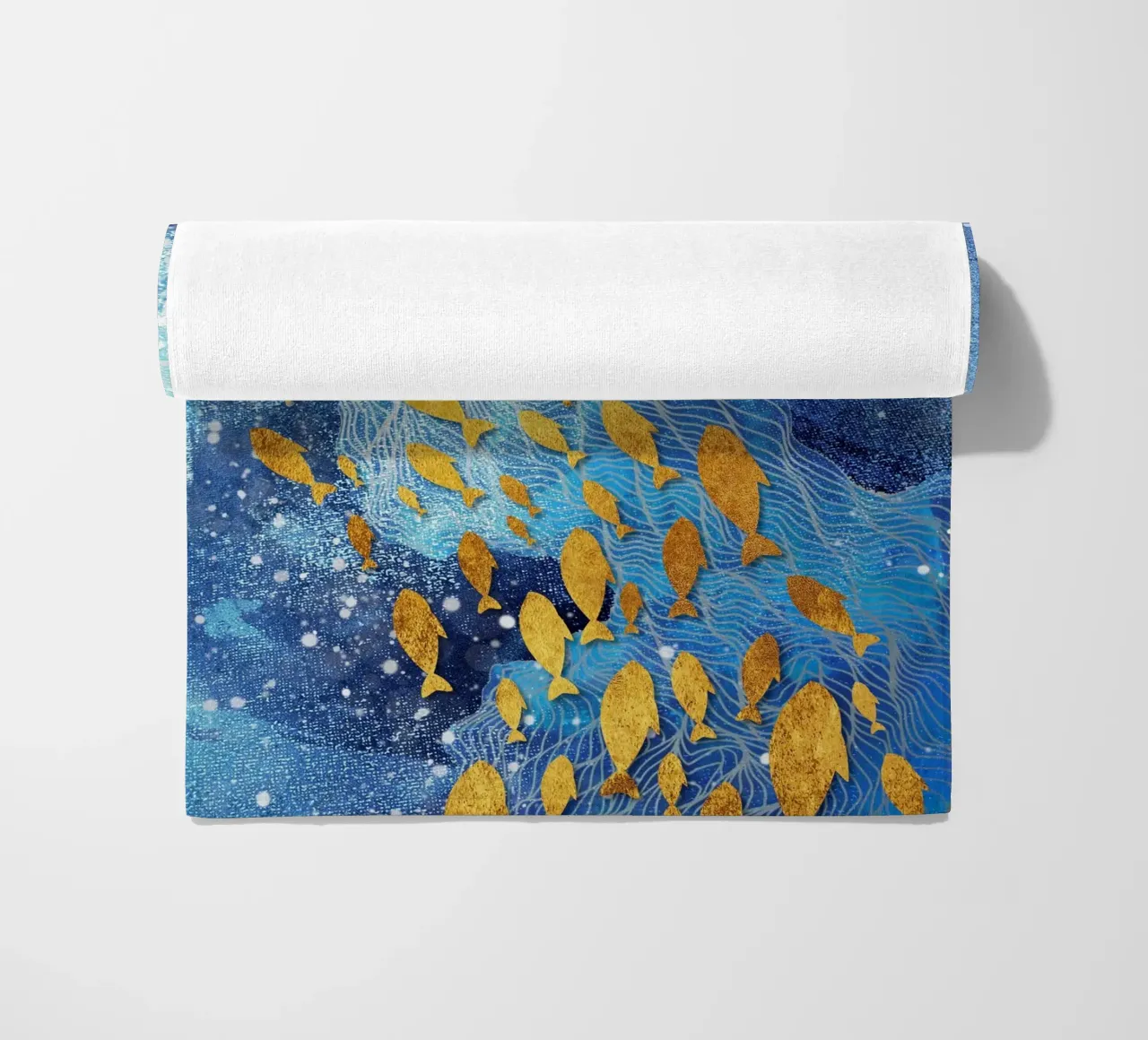 abstract fish telo mare da vintageshop