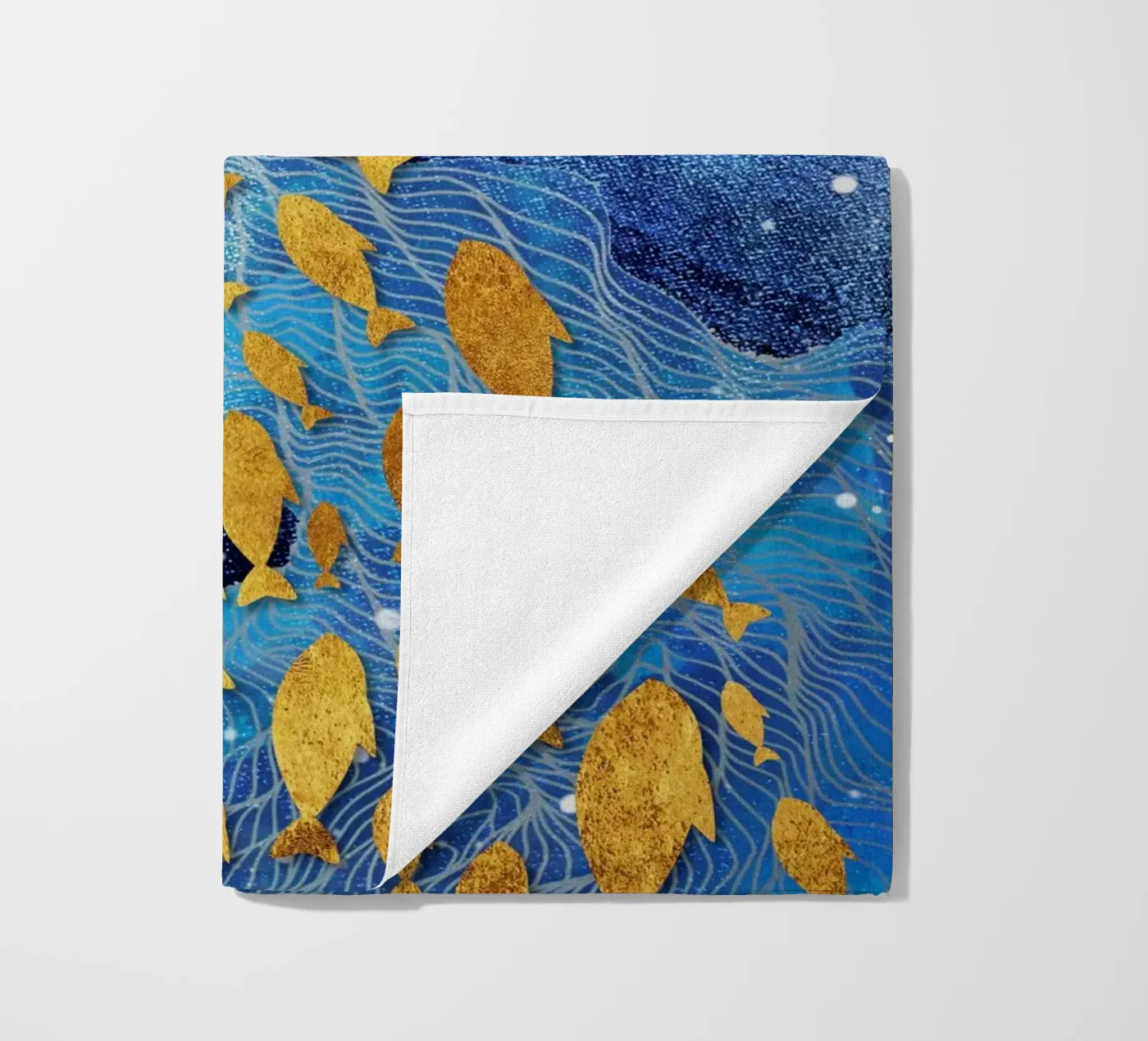 abstract fish telo mare da vintageshop