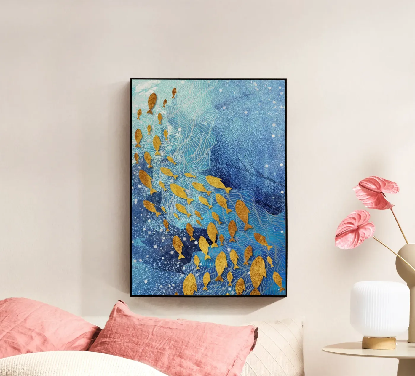 abstract fish Acryl-Glas von vintageshop